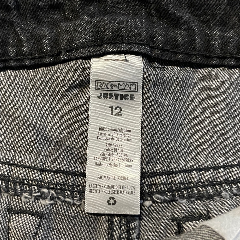 Justice Blue Denim Star Shorts girls Jean shorts NWT - Picture 4 of 4